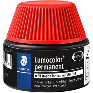 Nachfülltusche Staedtler Lumocolor perm., rot