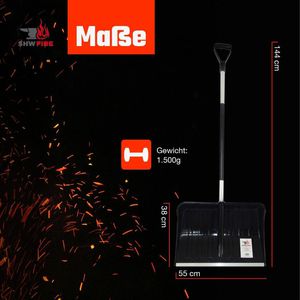 Produktbild für Schneeschieber SHW 55633, mit D-Griff