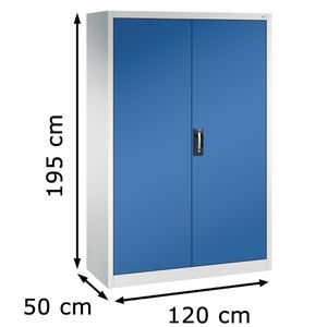 Produktbild für Werkzeugschrank CP-Möbel 8931-503, aus Metall, grau / blau