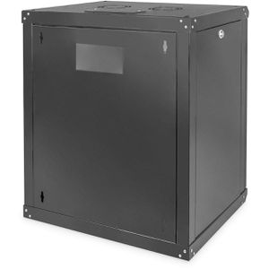 Produktbild für Netzwerkschrank Digitus Unique, DN-19 12-U-SW, 19 Zoll
