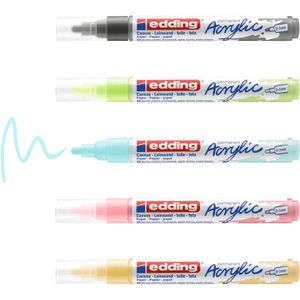 Acrylstifte Edding 5100 Acrylic Pastell Medium