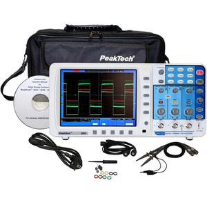 Produktbild für Oszilloskop PeakTech P 1255, 2 Kanäle, mit USB-A , 2 GSa/s
