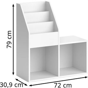 Produktbild für Bücherregal Vicco Luigi Mini, weiß