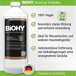 Produktbild für Entkalker BiOHY 100% vegan, Universalentkalker