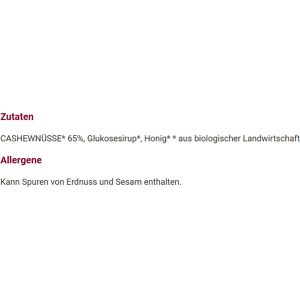 Produktbild für Müsliriegel Alnatura Cashew-Krokant, BIO