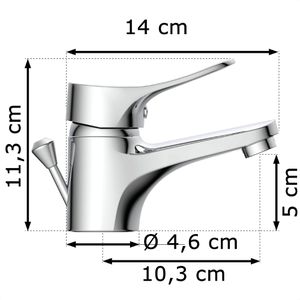Produktbild für Waschtischarmatur EISL VERONA, verchromt