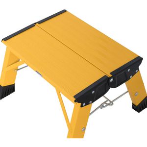 Produktbild für Klapptritt Krause Treppy PlusLine, 130334, gelb, aus Aluminium