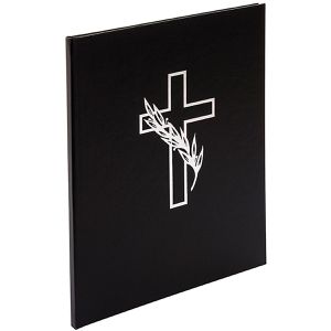 Produktbild für Gästebuch Goldbuch 11375 Kondolenzbuch, schwarz