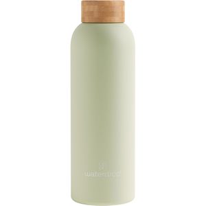 Thermosflasche waterdrop Steel, Olive, Edelstahl