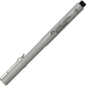 Produktbild für Fineliner Faber-Castell Ecco Pigment, schwarz