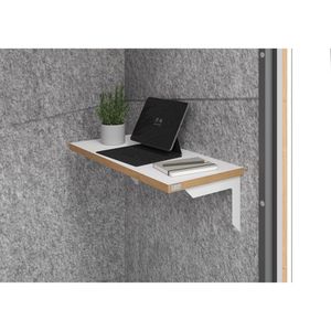 Produktbild für Telefonbox Hammerbacher SilentSpace, grau / weiß