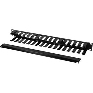 Rangierpanel LogiLink ORCC01B, Metall, schwarz