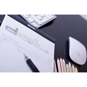 Produktbild für Notizblock Rhodia 16559C, dotpad, schwarz, A5