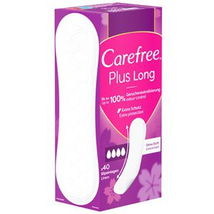 Produktbild für Slipeinlagen Carefree Plus Long