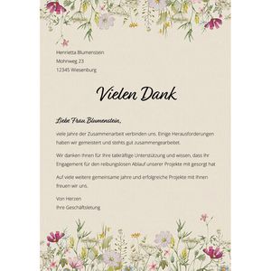 Produktbild für Briefpapier tatmotive Wildblumen, A4