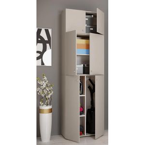 Produktbild für Mehrzweckschrank VCM Lona XXL 917815, grau