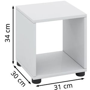 Produktbild für Bücherregal VCM Benas-1, 911047, weiß